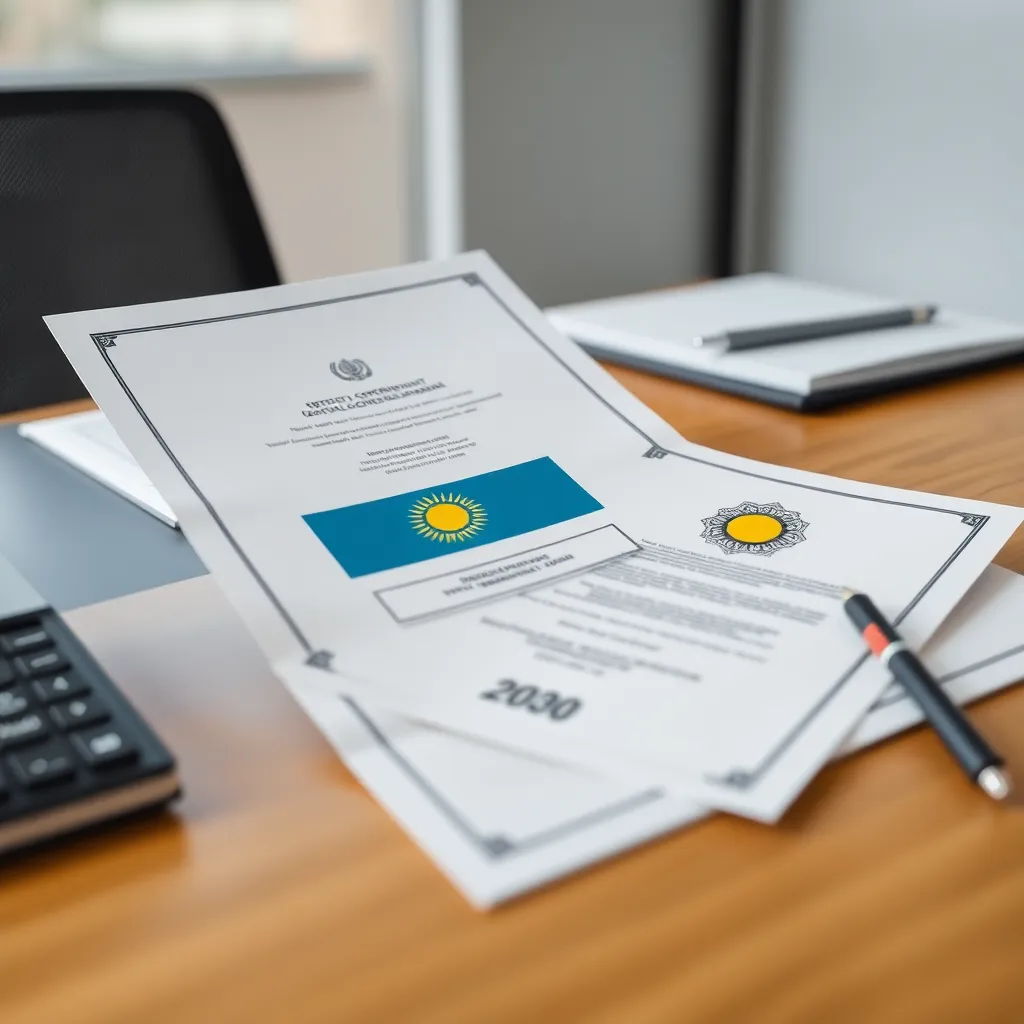 Государственная программа «Дорожная карта бизнеса 2025» с документами и печатью